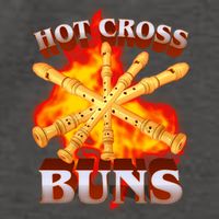 Hot Cross Buns Fire Recorder Flute Vector Backpack