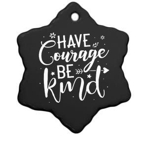 Have Courage Be Kind Anti Bullying Gift Unity Day Orange Ceramic Star Ornament