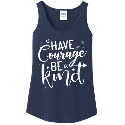 Have Courage Be Kind Anti Bullying Gift Unity Day Orange Ladies Essential Tank