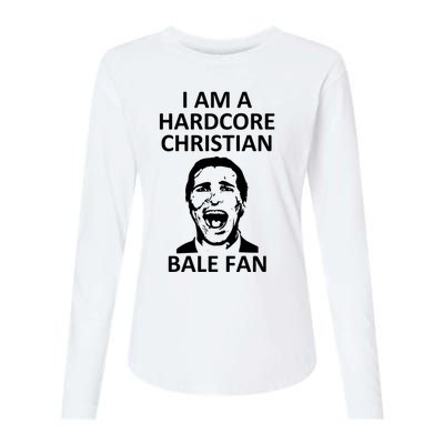 Hardcore Christian (Bale Fan) Womens Cotton Relaxed Long Sleeve T-Shirt