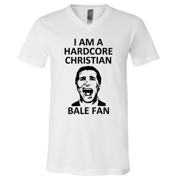 Hardcore Christian (Bale Fan) V-Neck T-Shirt