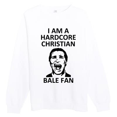 Hardcore Christian (Bale Fan) Premium Crewneck Sweatshirt