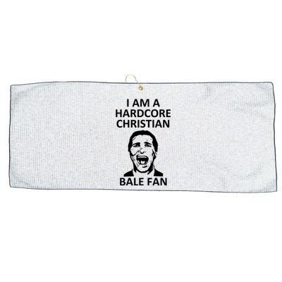 Hardcore Christian (Bale Fan) Large Microfiber Waffle Golf Towel