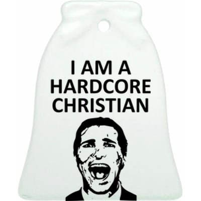 Hardcore Christian (Bale Fan) Ceramic Bell Ornament