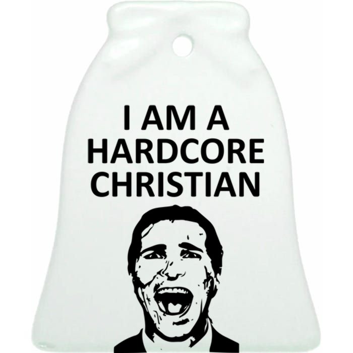 Hardcore Christian (Bale Fan) Ceramic Bell Ornament