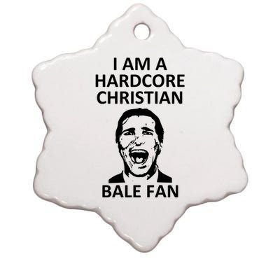 Hardcore Christian (Bale Fan) Ceramic Star Ornament