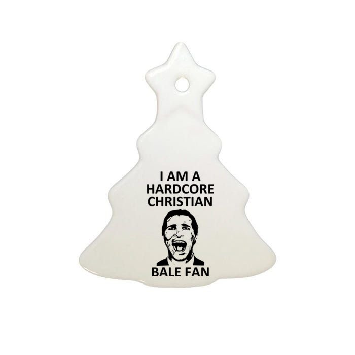 Hardcore Christian (Bale Fan) Ceramic Tree Ornament