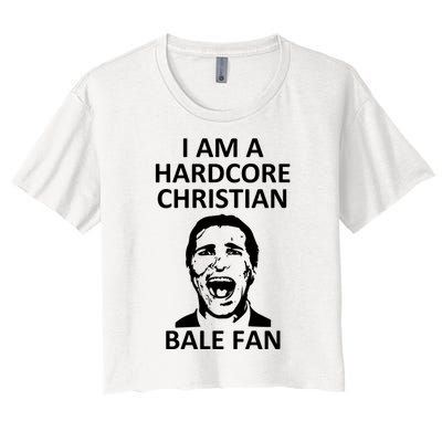 Hardcore Christian (Bale Fan) Women's Crop Top Tee