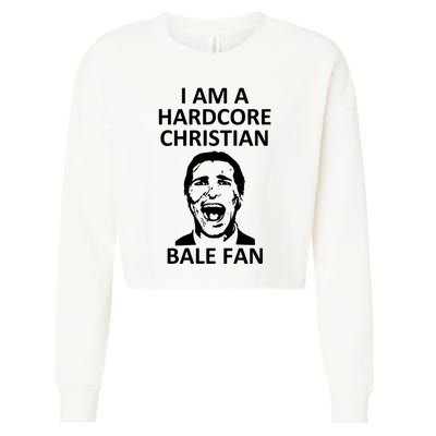 Hardcore Christian (Bale Fan) Cropped Pullover Crew