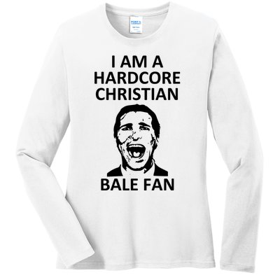 Hardcore Christian (Bale Fan) Ladies Long Sleeve Shirt