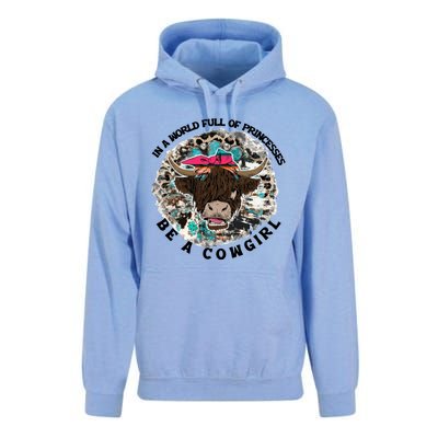 Highland Cow Bandana Be A Cowgirl Western Country Farmers Gift Unisex Surf Hoodie