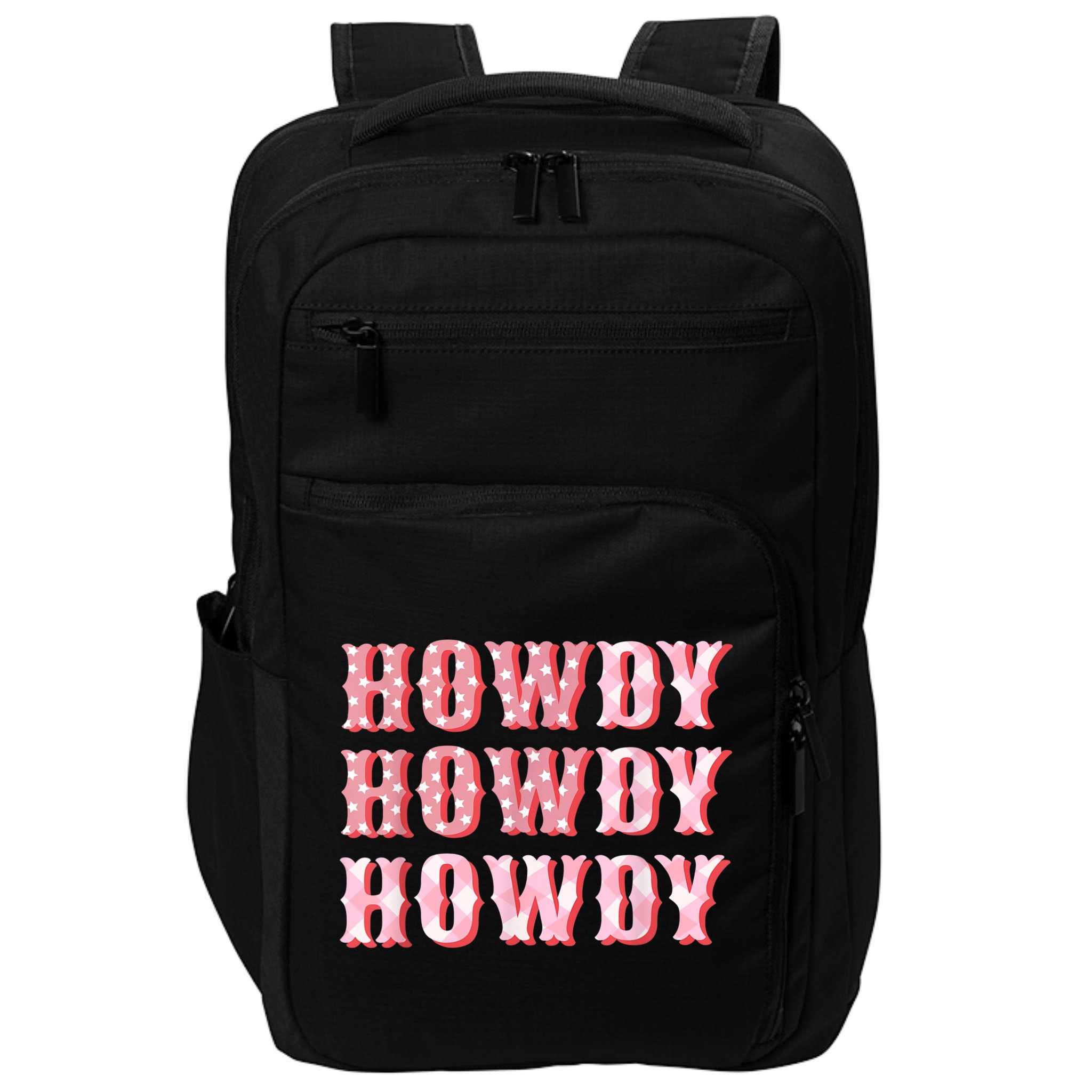 Howdy Cowgirl Boots Bling Women Cute Western Country Impact Tech Backpack
