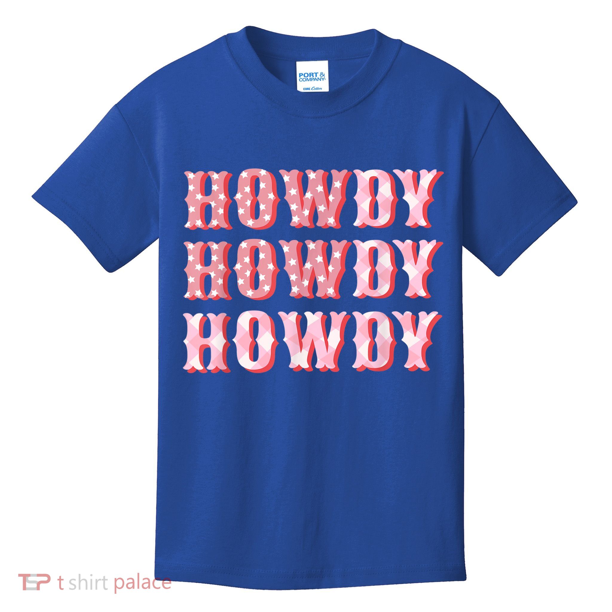 Howdy Cowgirl Boots Bling Women Cute Western Country Kids T-Shirt