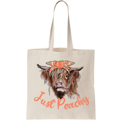 Highland Cow Bandana Just Peachy Western Country Peach Lover Bag