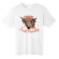 Highland Cow Bandana Just Peachy Western Country Peach Lover Tall Fusion ChromaSoft Performance T-Shirt