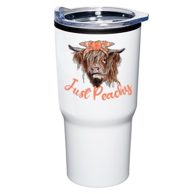 Highland Cow Bandana Just Peachy Western Country Peach Lover Tumbler