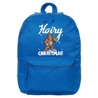 Hairy Christmas Bigfoot Sasquatch Santa Bigfoot Christmas Cool Gift 16 in Basic Backpack