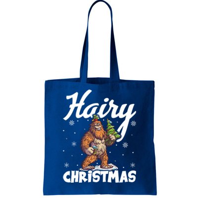 Hairy Christmas Bigfoot Sasquatch Santa Bigfoot Christmas Cool Gift Tote Bag