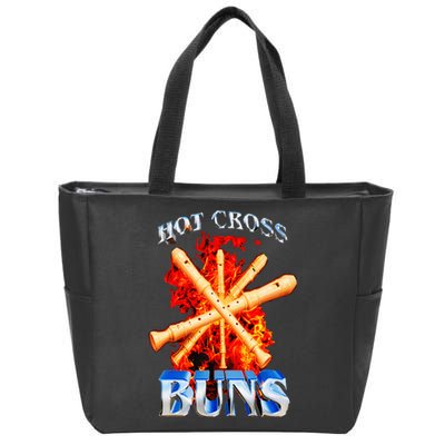 Hot Cross Buns Zip Tote Bag