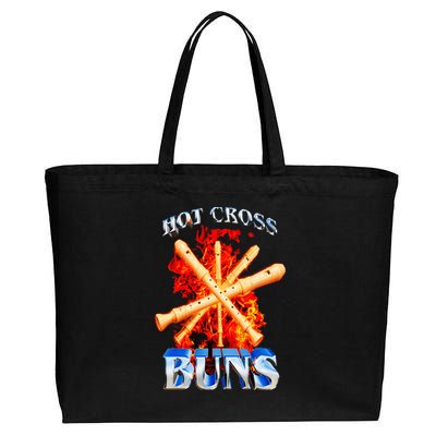 Hot Cross Buns Cotton Canvas Jumbo Tote