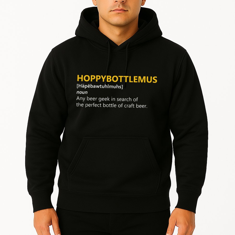 Hoppybottlemus Craft Beer Hops Hoodie