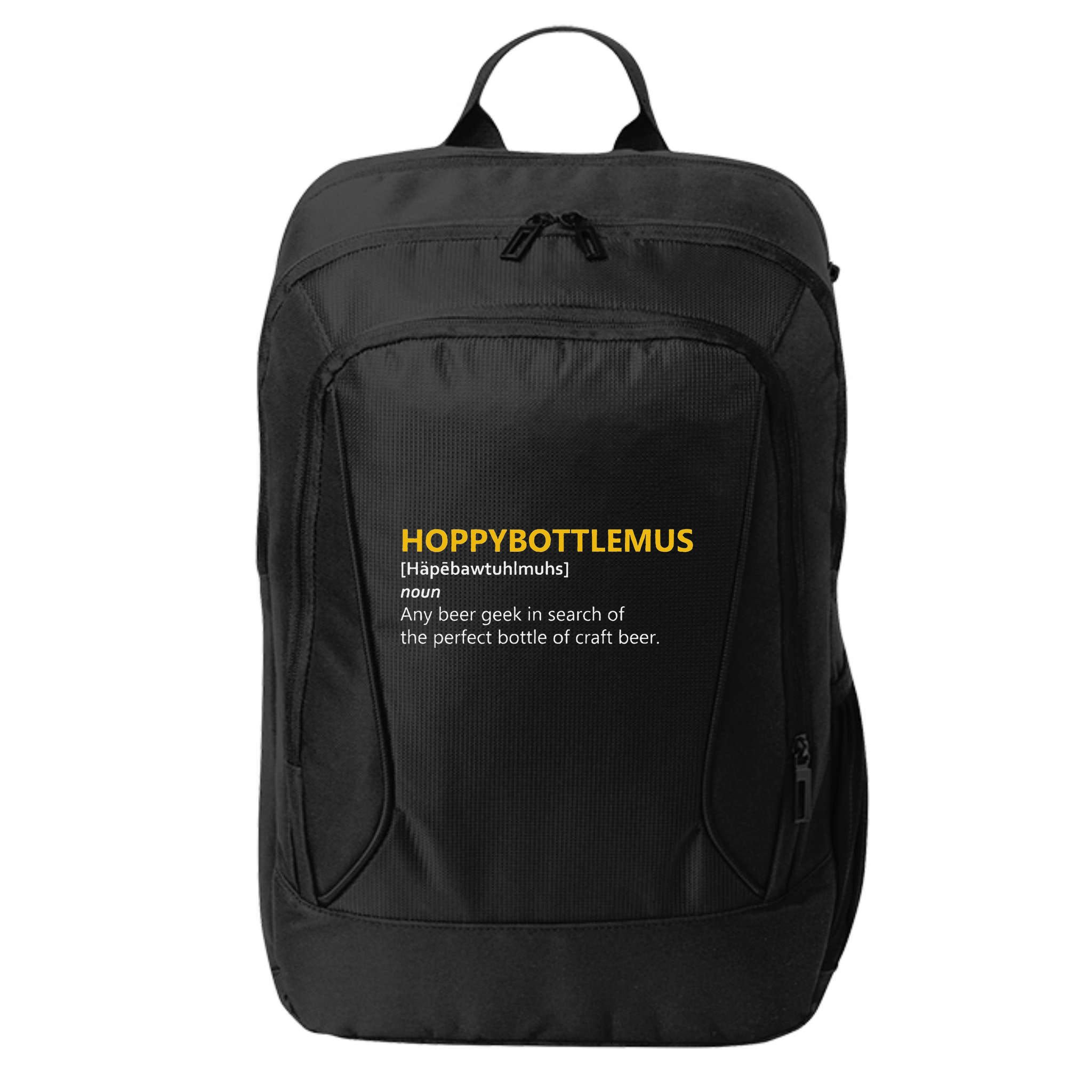 Hoppybottlemus Craft Beer Hops City Backpack