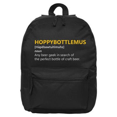 Hoppybottlemus Craft Beer Hops 16 in Basic Backpack