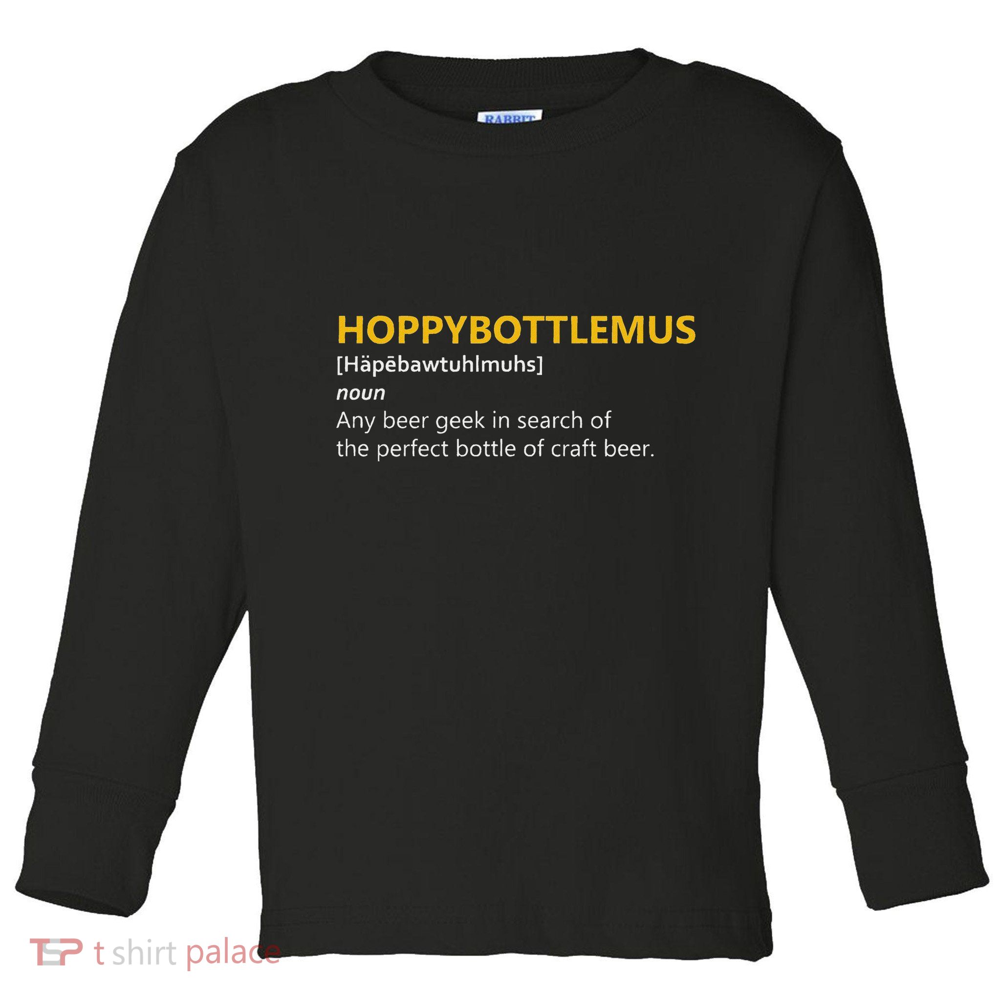 Hoppybottlemus Craft Beer Hops Toddler Long Sleeve Shirt