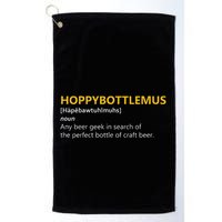 Hoppybottlemus Craft Beer Hops Golf Towel