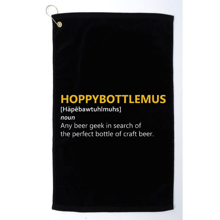 Hoppybottlemus Craft Beer Hops Golf Towel