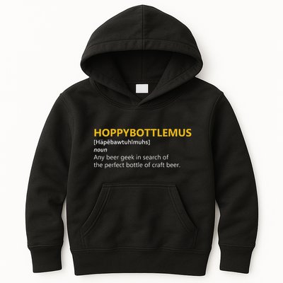 Hoppybottlemus Craft Beer Hops Kids Hoodie