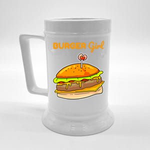 Hamburger Cheeseburger Burger Funny Fast Food Gift Beer Stein