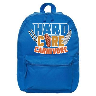 Hardcore Carnivore Bbq Party Meat Lover Bbq Grill Master Gift 16 in Basic Backpack