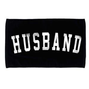 Husband Classic Bold Font Birthday Husband Microfiber Hand Towel