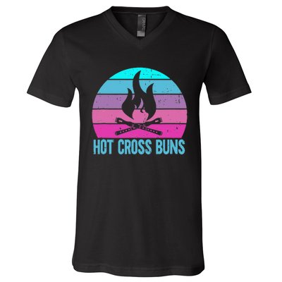 Hot Cross Buns V-Neck T-Shirt