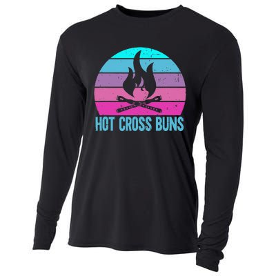 Hot Cross Buns Cooling Performance Long Sleeve Crew