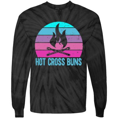 Hot Cross Buns Tie-Dye Long Sleeve Shirt