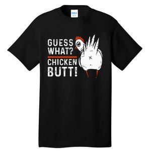 Hilarious Chicken Butt Joke! White Design Tall T-Shirt