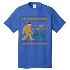 Hairy Christmas Bigfoot Santa Claus Ugly Christmas Cute Gift Tall T-Shirt