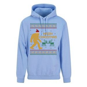 Hairy Christmas Bigfoot Santa Claus Ugly Christmas Cute Gift Unisex Surf Hoodie