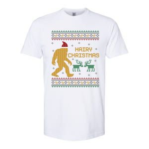 Hairy Christmas Bigfoot Santa Claus Ugly Christmas Cute Gift Softstyle CVC T-Shirt