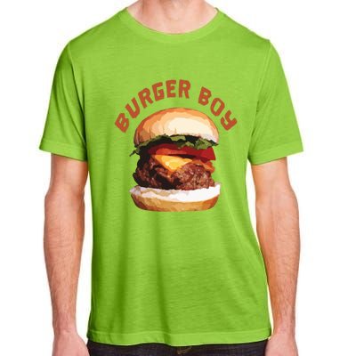 Hamburger Cheeseburger Burger Funny Fast Food Gift Adult ChromaSoft Performance T-Shirt