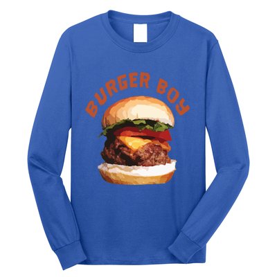 Hamburger Cheeseburger Burger Funny Fast Food Gift Long Sleeve Shirt