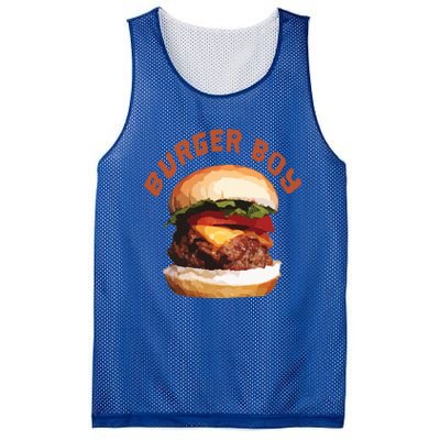 Hamburger Cheeseburger Burger Funny Fast Food Gift Mesh Reversible Basketball Jersey Tank