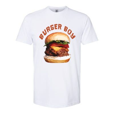 Hamburger Cheeseburger Burger Funny Fast Food Gift Softstyle® CVC T-Shirt