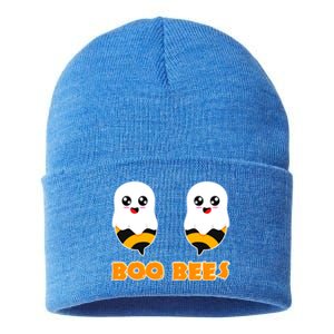 Halloween Costume Boo Bees Gift Sustainable Knit Beanie