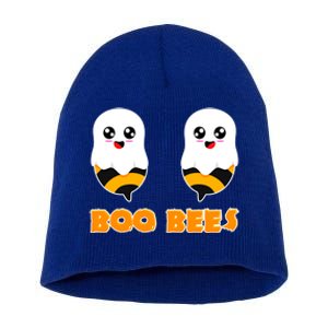 Halloween Costume Boo Bees Gift Short Acrylic Beanie