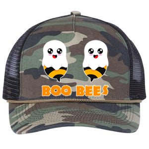 Halloween Costume Boo Bees Gift Retro Rope Trucker Hat Cap