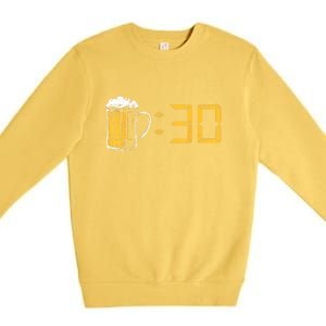 Homebrewers Craft Beer Birthday Beer 30 Drinking Party Gift Premium Crewneck Sweatshirt