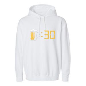 Homebrewers Craft Beer Birthday Beer 30 Drinking Party Gift Garment-Dyed Fleece Hoodie